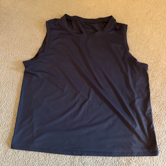 Large Dragon Fit waist length athletic shirt new without tags dark gray - Picture 7 of 8
